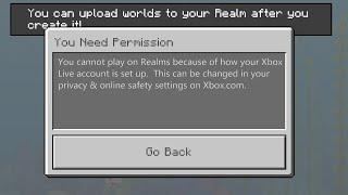 How to fix minecraft privacy and online saftey error??