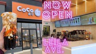 COCO FRESH TEA & JUICE LEILA! SOFT OPENING | Katrina Anne