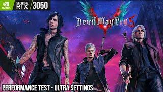 Devil May Cry 5 - RTX 3050 Performance Test - MSI GF63 Thin