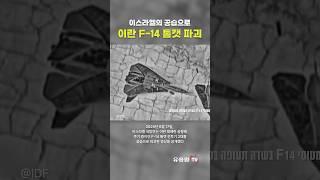 이란 공군 소속 전설의 전투기 'F-14 톰캣' 이스라엘의 공습으로 파괴 #shorts #military #IRAF #f14 #tomcat #israel