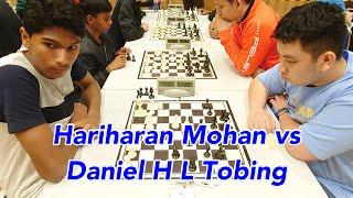 HARIHARAN MOHAN (1842) VS FM DANIEL H L TOBING (2098) | BOARD 5 | ROUND 4 | BLITZ SUNWAY CHESS 2024