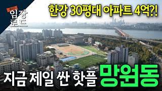 한강변 30평대 아파트가 4억에?! | 큰 대로변에 꼬마빌딩까지?! | 대학생, 직장인 수요가 탄탄한 트리플 상권 망원동 | 망원동 임장로드