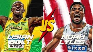 Noah Lyles vs Usain Bolt Can Noah Lyles Break Usain Bolt's 200m 19:31 World Record?