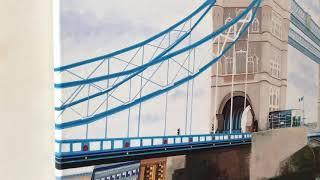Goodbye to Tower Bridge painting by Irena Halder