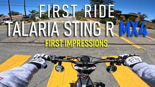 Talaria Sting R MX4 || First Ride & First Impressions || This thing is BEAST!!