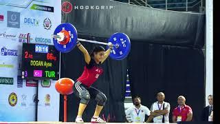 Ayse Dogan (48) - 63kg, 66kg, & 69kg Snatches @ 2016 Youth Worlds