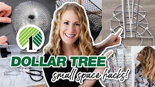 $1 DOLLAR TREE Small Space Organizing SECRETS!  (pro tips that WORK and you probably aren't doing!)