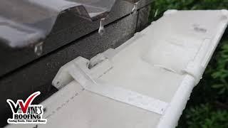How to remove and install new PVC gutters