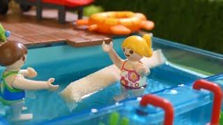 Playmobil Film "Die  eigene epische Wasser Rutsche bauen! Wird es funktionieren?  / Kinderfilm