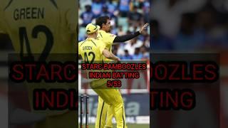 Ind vs Aus 2nd ODI, Starc Bamboozles Indian Batting #shorts #ytshorts