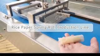 Rice Paper Spring Roll Production Line Egg Roll Machine