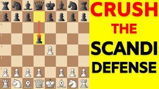 Crush the Scandinavian Defense in 8 Moves! [TRAPS for White]