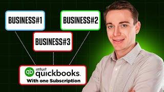 How To Manage Multiple Businesses In ONE Subscription! (Quickbooks Online)