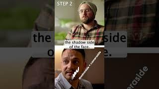 budget interview lighting in 4 steps (step 3 is for free) #shorts