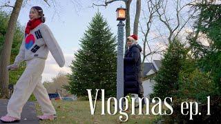 Vlogmas ep. 1: Xmas decorations shopping at Home Depot, the first holiday season in our new home