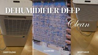 DEHUMIDIFIER DEEP CLEAN | CLEANING THE DEHUMIDIFIER | #cleaningmotivation