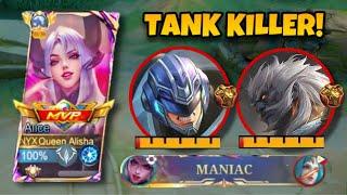 ALICE OVER POWERED SKILLS THAT CAN BE A TANK KILLER! THIS 2 DADDIES ARE GANGING UP WITH ME! | MLBB