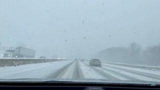 WeGoPlacesTours is live! Driving To Hamilton In An Unexpected Lake Effect Snowstorm ️️