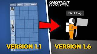 Playing EVERY Update in Spaceflight Simulator | 2017 - 2024