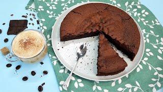 Mehlloser Kuchen mit Kaffee und Schokolade