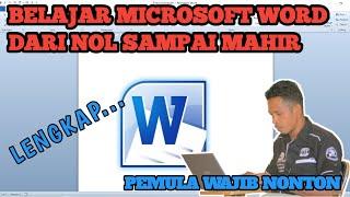 CARA CEPAT BELAJAR MICROSOFT WORD || TUTORIAL MS. WORD UNTUK PEMULA || Firdus Komputer