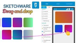 Sketchware UI copy paste easy application free.