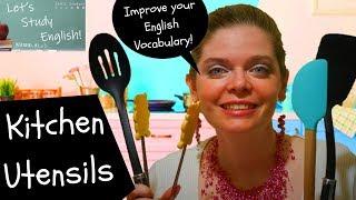 Kitchen Utensils: Improve your English by Learning Kitchen Item Vocabulary!  台所器具: 台所の語彙を学んで英語を上達させる