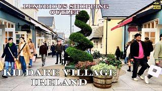 Kildare Village Ireland, The Ultimate Walking Tour 4k, Luxury Stores (60fps HDR)