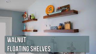 How to Make and Install Floating Shelves