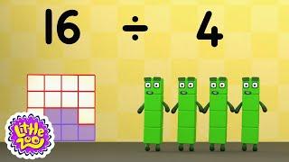 Divide and Conquer | Fun Adventures Learning Division | Learn to Count | @Numberblocks