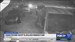 Man shot dead in car on Indy’s east side