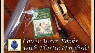 How to Cover Your Book with Plastic (English)