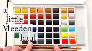 A Little Meeden Watercolor Haul + Swatching 
