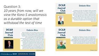 Is Kono-S the Answer?  DCR Journal Club Debate | November 28, 2022