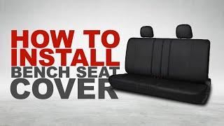 Leadpro SUV Bench Seat Cover Installation Instructions