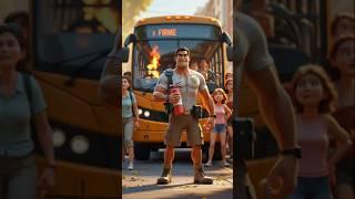 The bus that was involved in an accident#Ai#Animation#disney#2025#