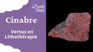 Cinabre Pierre naturelle en Lithothérapie - Aurore Médium - L’ Aurore Céleste