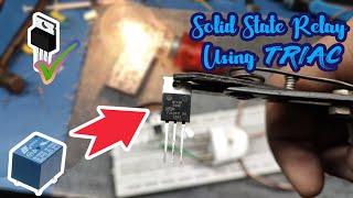 Electronics Project Solid State Relay TRIAC BT137 | So Electronics