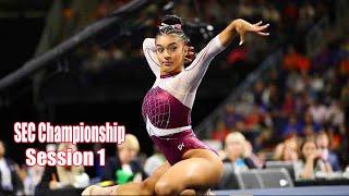 College Gymnastics | SEC Championship, Session 1
