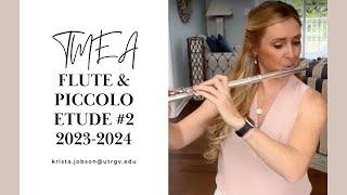 2024 TMEA FLUTE ETUDE 2 Fürstenau Op. 80/3 Eb Major