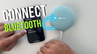 How to connect a Google Nest speaker to a bluetooth device