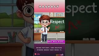 Teach Respect #english #englishshorts #englishforkids #kids #school #trend #shorts #kidslearning