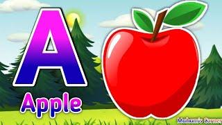 A for Apple B for Ball - Alphabet Phonic Sounds for Toddlers - ABC phonics song