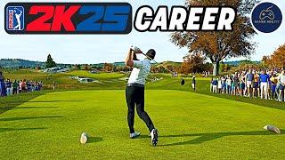 PGA TOUR 2K25 Career Mode Part 8! BLUFF CHAMPIONSHIP Round 1!