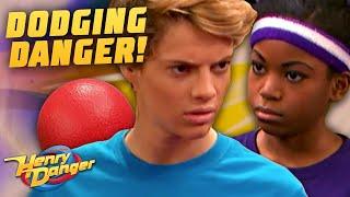 Henry's Trampoline Dodgeball Championship! Dodging Danger | Henry Danger