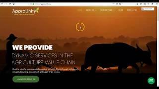 Portfolio   Website Design for ApproUnity eu