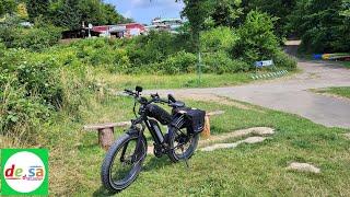 Radtour zum Hengsteysee. Mit dem  Himiway Cruiser unterwegs.