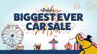 Zupps Biggest Ever Car Sale!