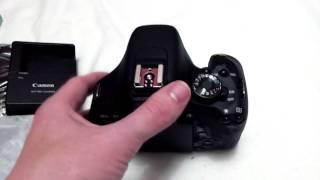 Canon EOS 600D Unboxing und ein paar Infos