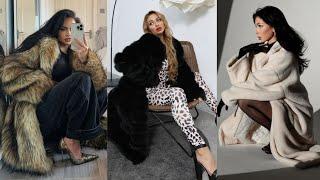 2024 Most Popular Flattering Collection Fur Coat for Girls#winter dress #furcoat #Gucci #hollywood